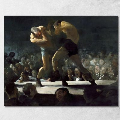 Serata In Discoteca George Bellows gbl4 quadro stampa su tela
