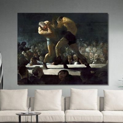Serata In Discoteca George Bellows gbl4 quadro stampa su tela