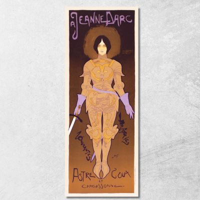 Poster Per Il Negozio Di Novità Giovanna D'Arco A Carcassonne Georges de Feure gdf1 quadro stampa su tela
