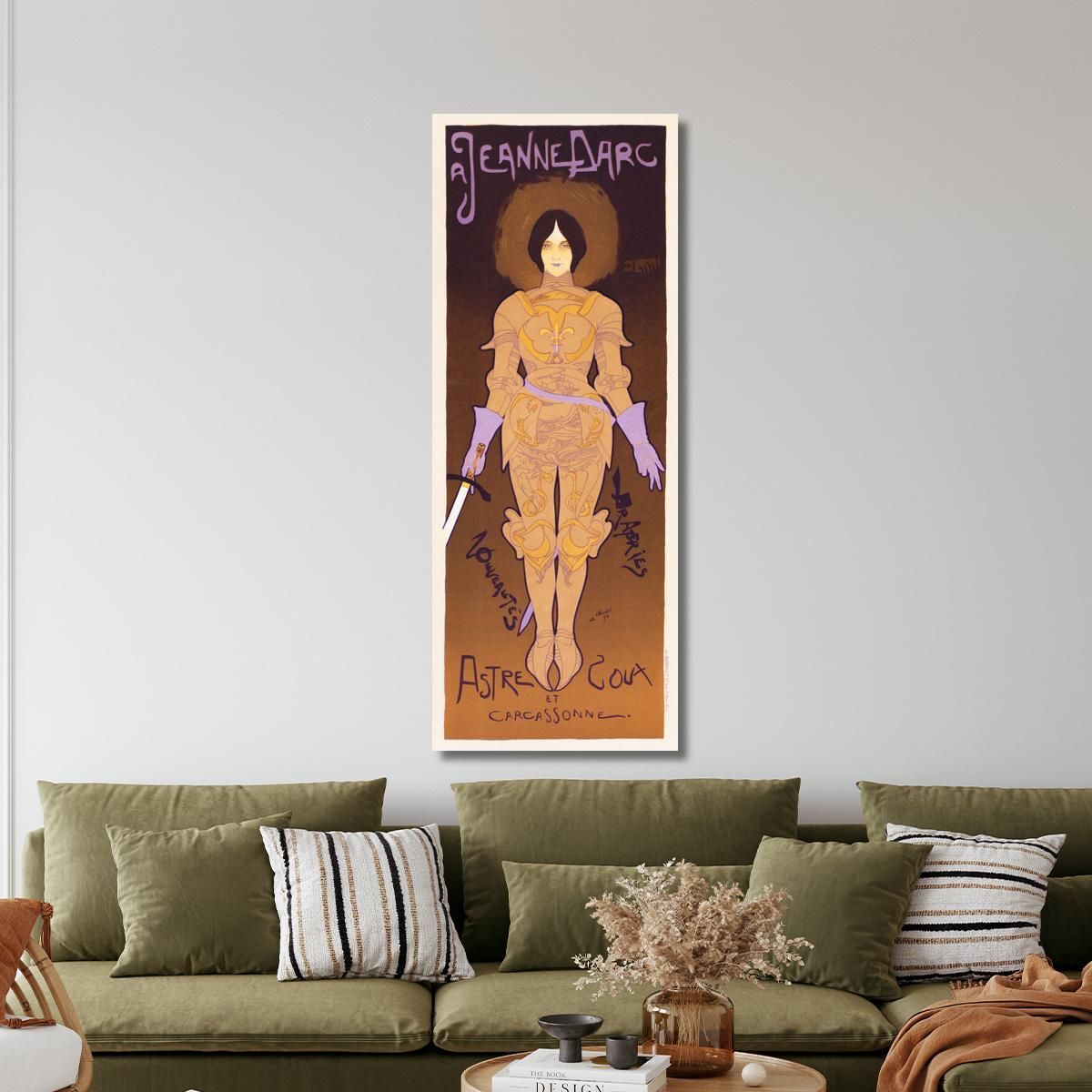 Poster Per Il Negozio Di Novità Giovanna D'Arco A Carcassonne Georges de Feure gdf1 quadro stampa su tela