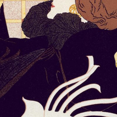 Giornale Delle Vendite Georges de Feure gdf6 quadro stampa su tela