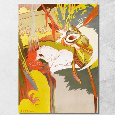 La Fonte Del Male La Fonte Del Male Georges de Feure gdf8 quadro stampa su tela