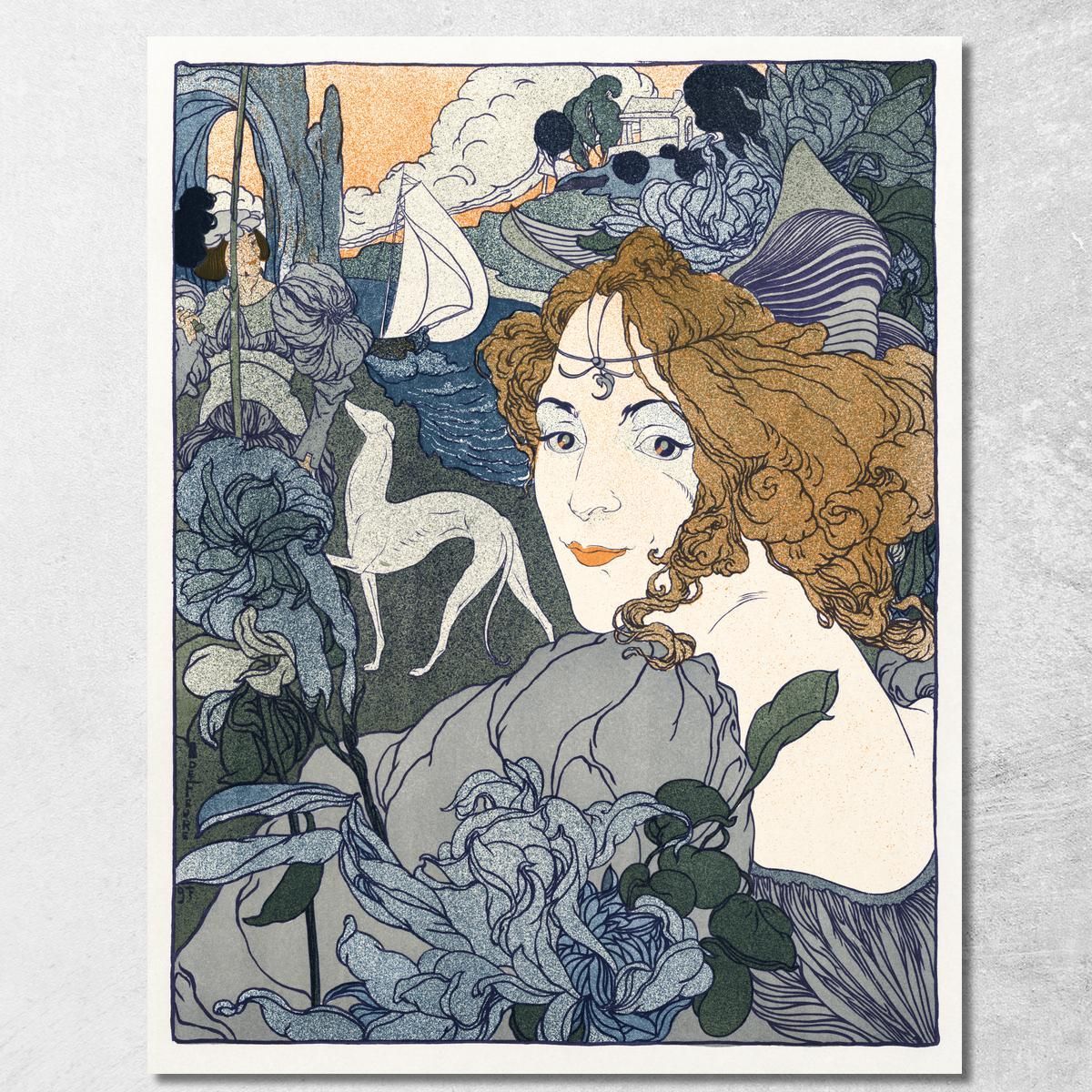Indietro Georges de Feure gdf13 quadro stampa su tela Indietro Georges de Feure gdf13 quadro stampa su tela