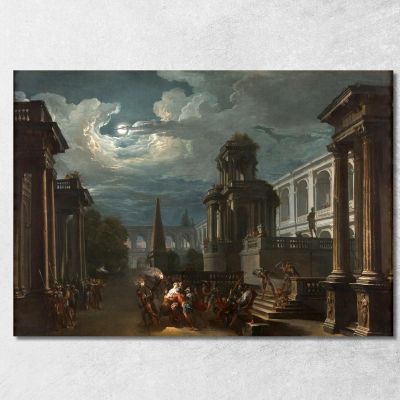 Il Rapimento Di Elena Giovanni Paolo Pannini gpp5 quadro stampa su tela