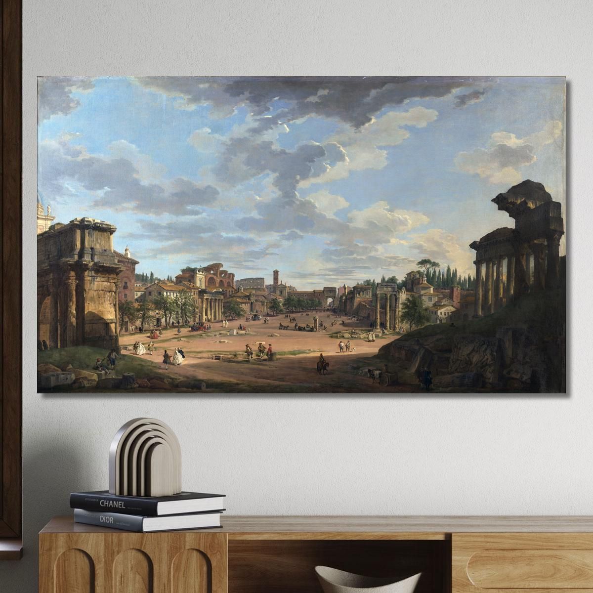 Roma Forum Romano Giovanni Paolo Pannini gpp17 quadro stampa su tela