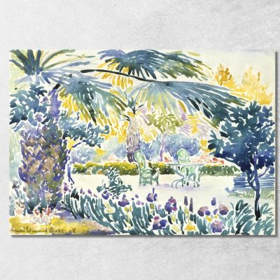 Giardino Del Pittore A Saint Clair Henri Edmond Cross hec5 quadro stampa su tela