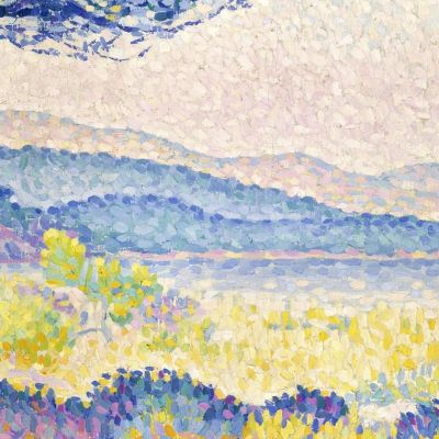 Pini Lungo La Riva Henri Edmond Cross hec12 quadro stampa su tela