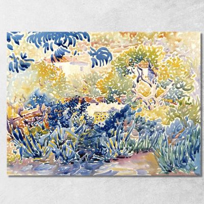 Il Giardino Dell'Artista A Saint-Clair Henri Edmond Cross hec13 quadro stampa su tela