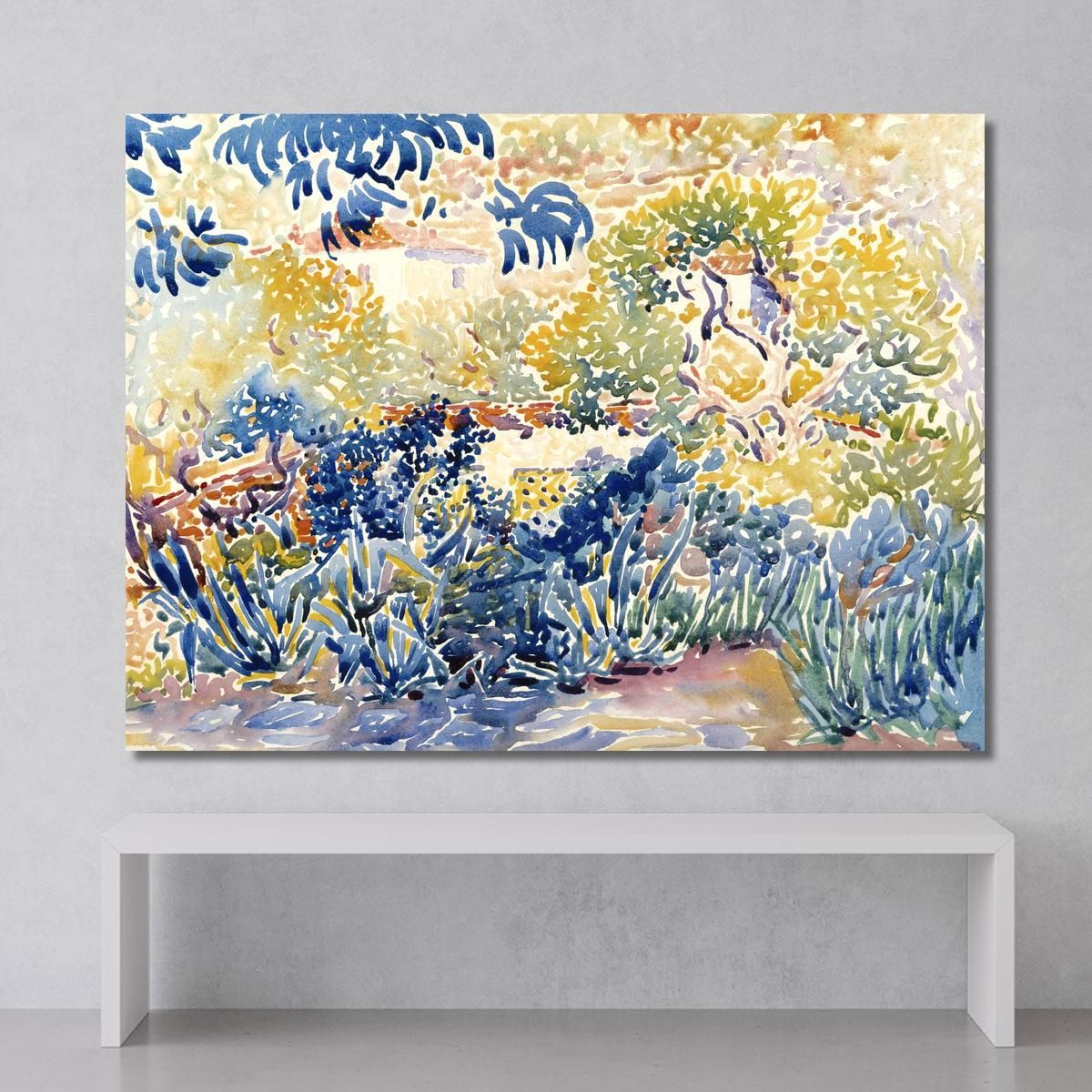 Il Giardino Dell'Artista A Saint-Clair Henri Edmond Cross hec13 quadro stampa su tela