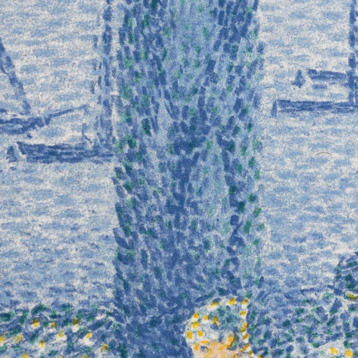 Il Paesaggio Della Passeggiata Con I Cipressi Henri Edmond Cross hec15 quadro stampa su tela