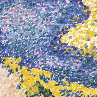 Valle Con Ombra Di Abete Sulla Montagna Henri Edmond Cross hec17 quadro stampa su tela