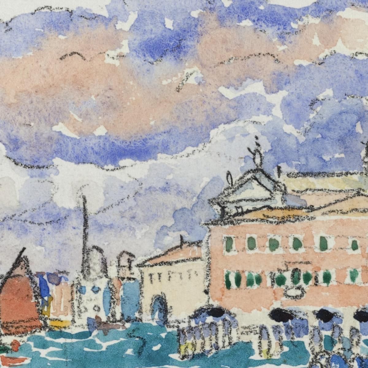 Venezia Henri Edmond Cross hec18 quadro stampa su tela