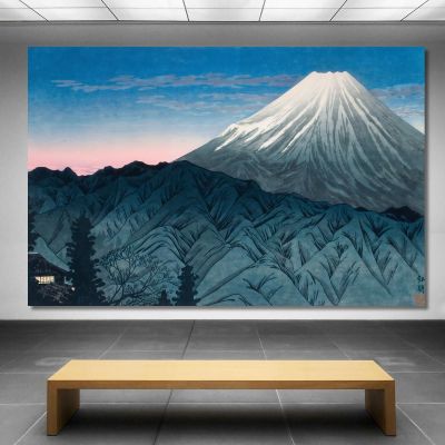 Monte Fuji Da Hakone Hiroaki Takahashi htk22 quadro stampa su tela