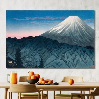 Monte Fuji Da Hakone Hiroaki Takahashi htk22 quadro stampa su tela