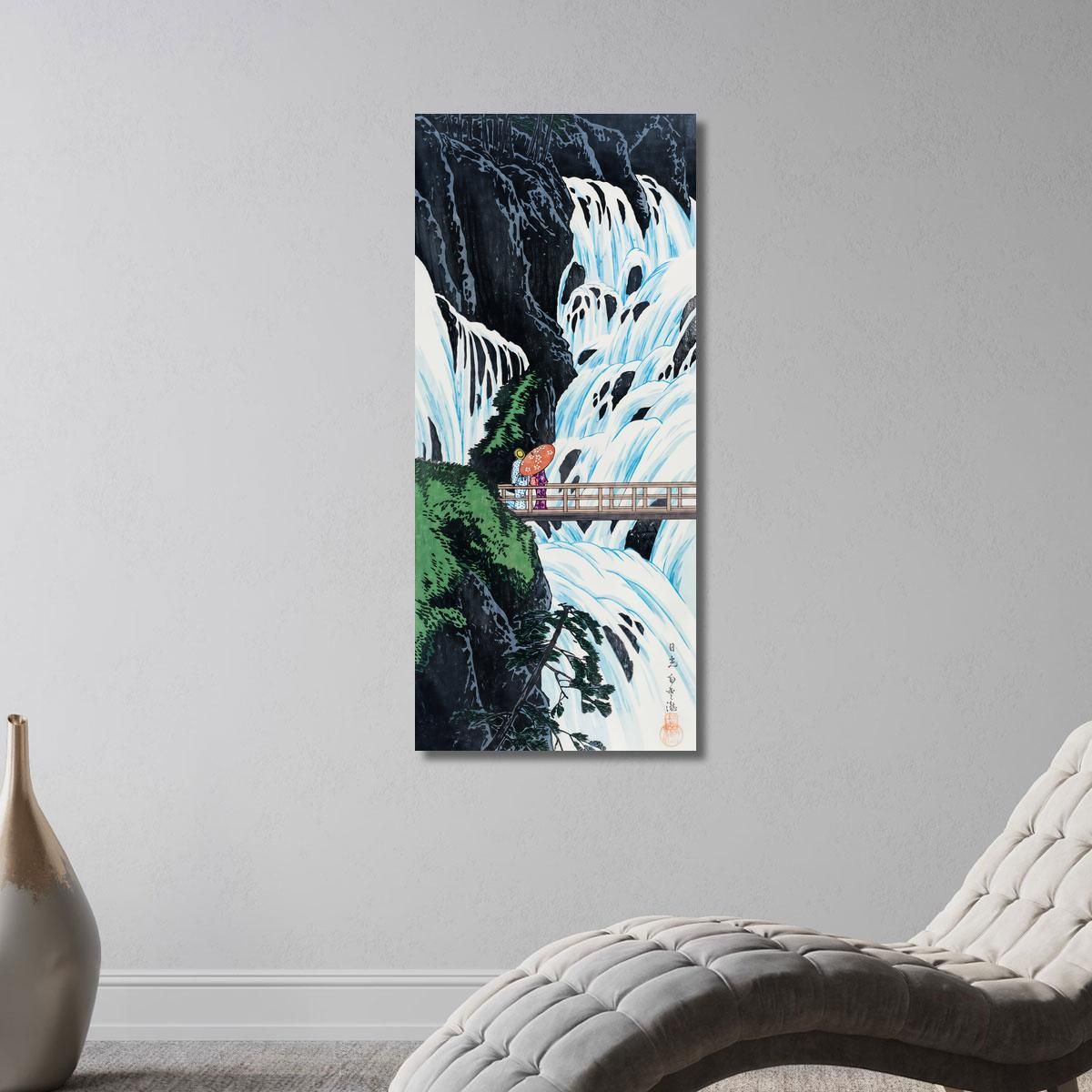 Cascata Shiragumo Di Nikko Hiroaki Takahashi htk34 quadro stampa su tela