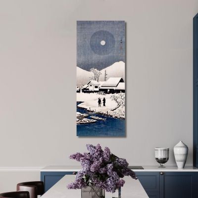 Snow At Nipponmatsu Hiroaki Takahashi, htk37 canvas print
