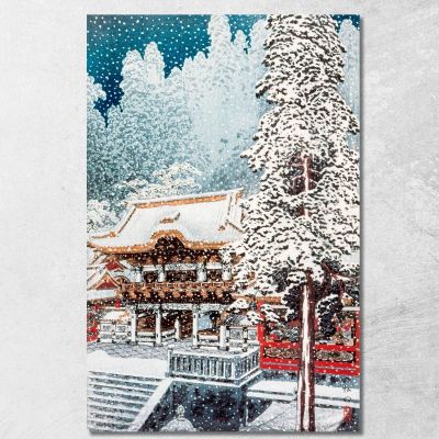 La Porta Yomei A Nikko Hiroaki Takahashi htk42 quadro stampa su tela