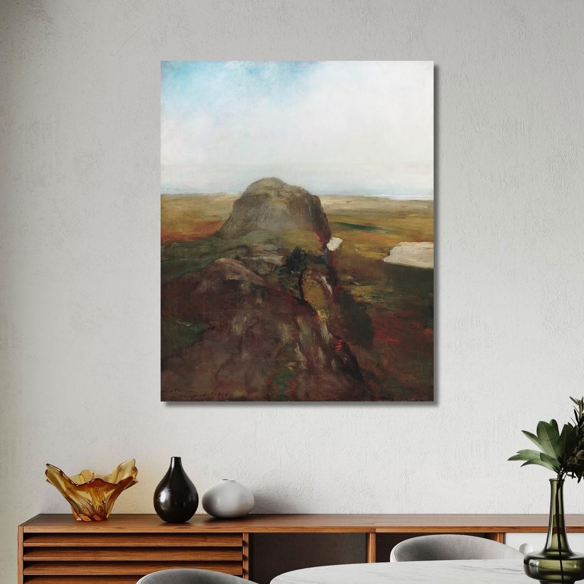 Studio Autunnale Vista Su Hanging Rock Newport R.I. John La Farge jlf3 quadro stampa su tela