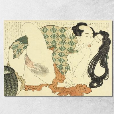 La Pianta Di Adone katsushika hokusai khk74 quadro stampa su tela
