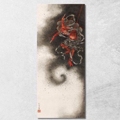 Dio Del Tuono katsushika hokusai khk93 quadro stampa su tela
