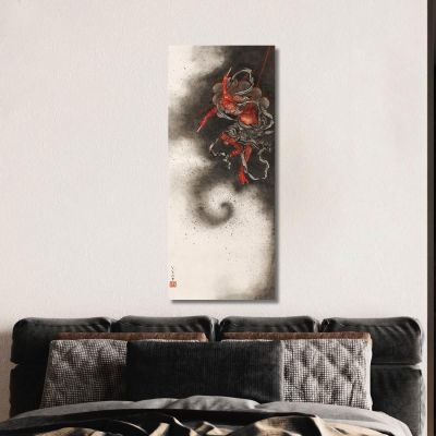 Dieu Du Tonnerre katsushika hokusai, khk93 tableau impression sur toile