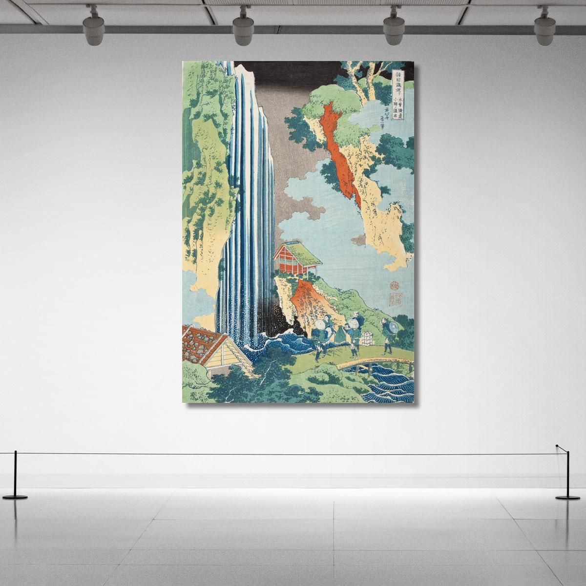 Cascate Di Ono Sul Kisokaido katsushika hokusai khk103 quadro stampa su tela