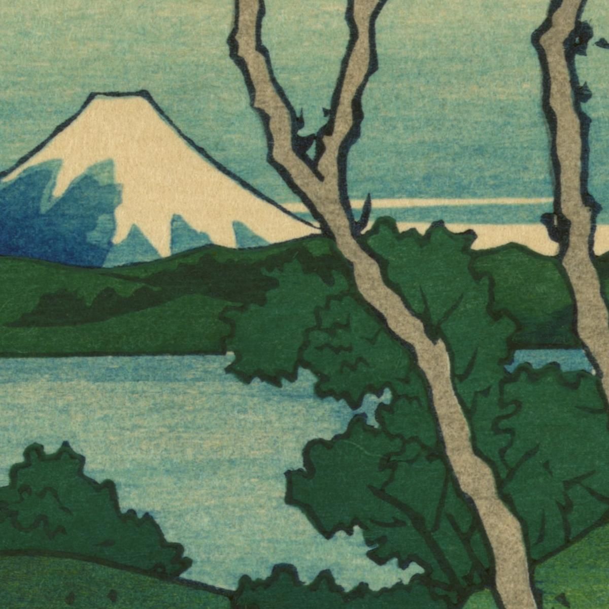 Collina Goten-Yama Shinagawa Sul Tokaido katsushika hokusai khk104 quadro stampa su tela