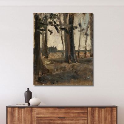 Bordo Della Foresta Nikolai Triik ntr22 quadro stampa su tela