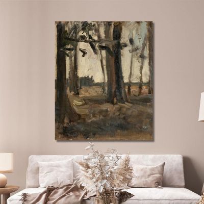 Bordo Della Foresta Nikolai Triik ntr22 quadro stampa su tela