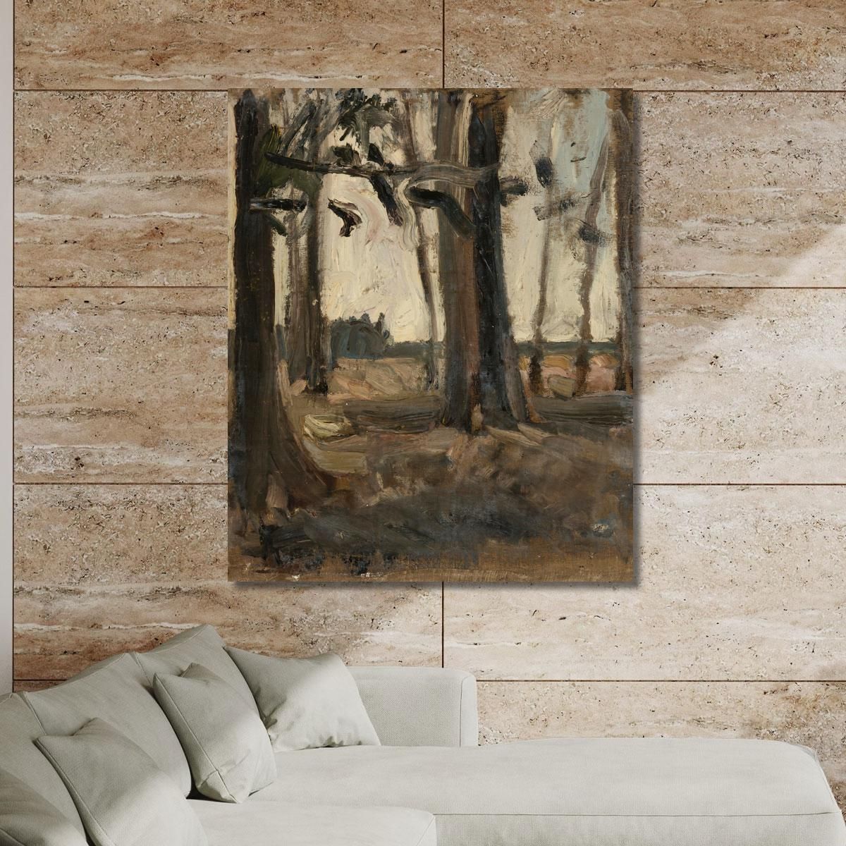 Bordo Della Foresta Nikolai Triik ntr22 quadro stampa su tela