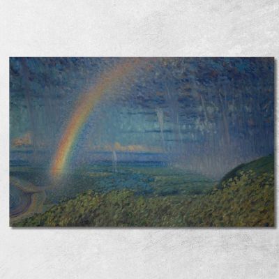 Arcobaleno Nils Kreuger nkr42 quadro stampa su tela