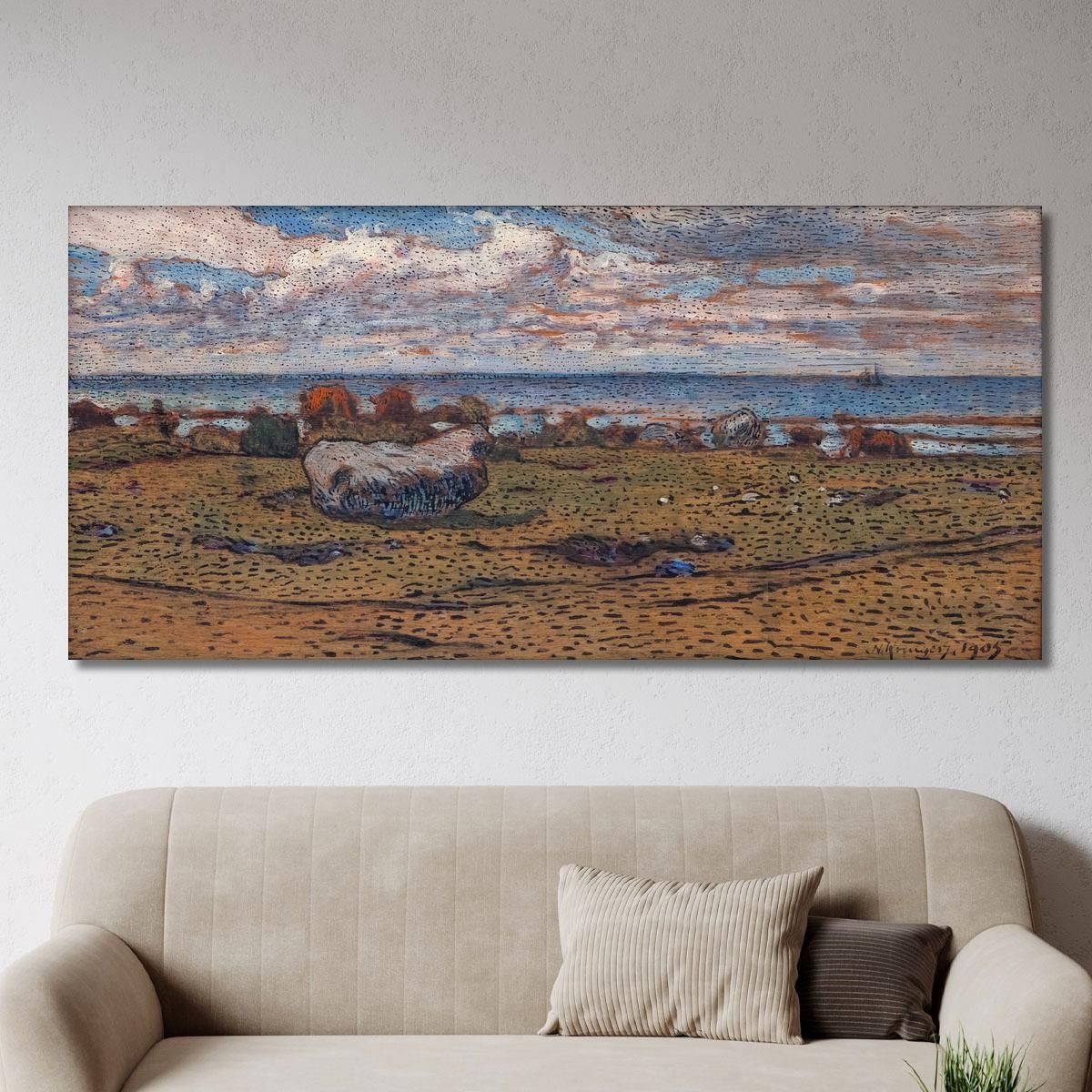 Pietre Sulla Spiaggia Nils Kreuger nkr50 quadro stampa su tela