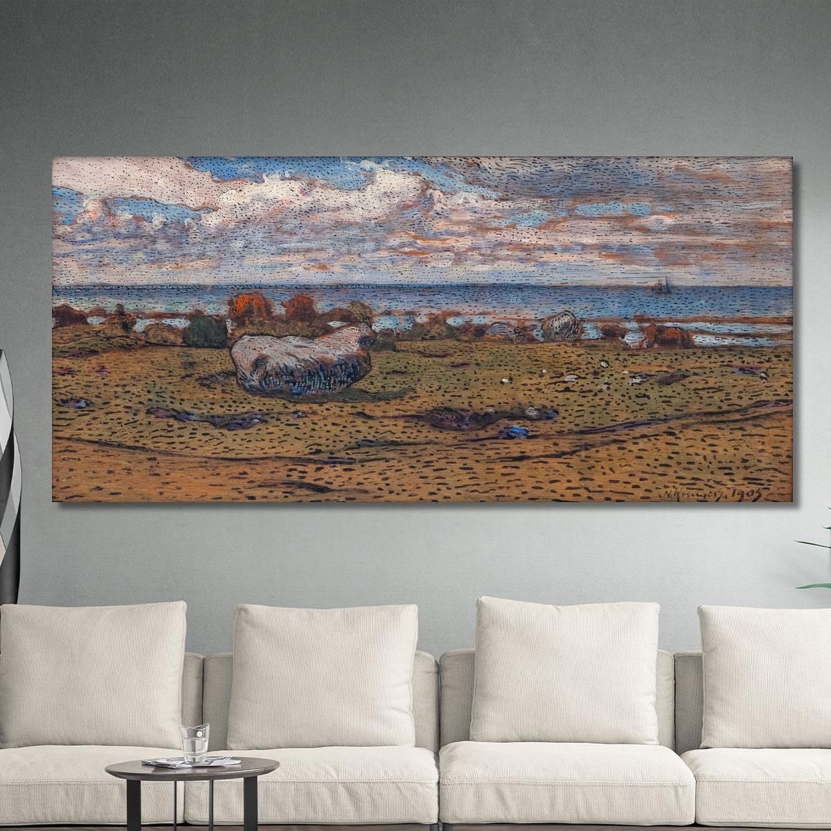 Pietre Sulla Spiaggia Nils Kreuger nkr50 quadro stampa su tela