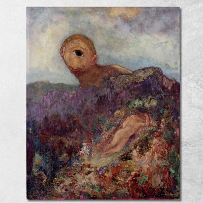 Il Ciclope Odilon Redon ord71 quadro stampa su tela