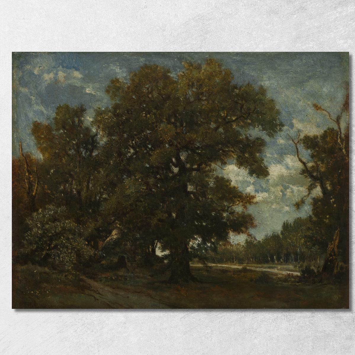La Quercia Théodore Rousseau trs40 quadro stampa su tela La Quercia Théodore Rousseau trs40 quadro stampa su tela