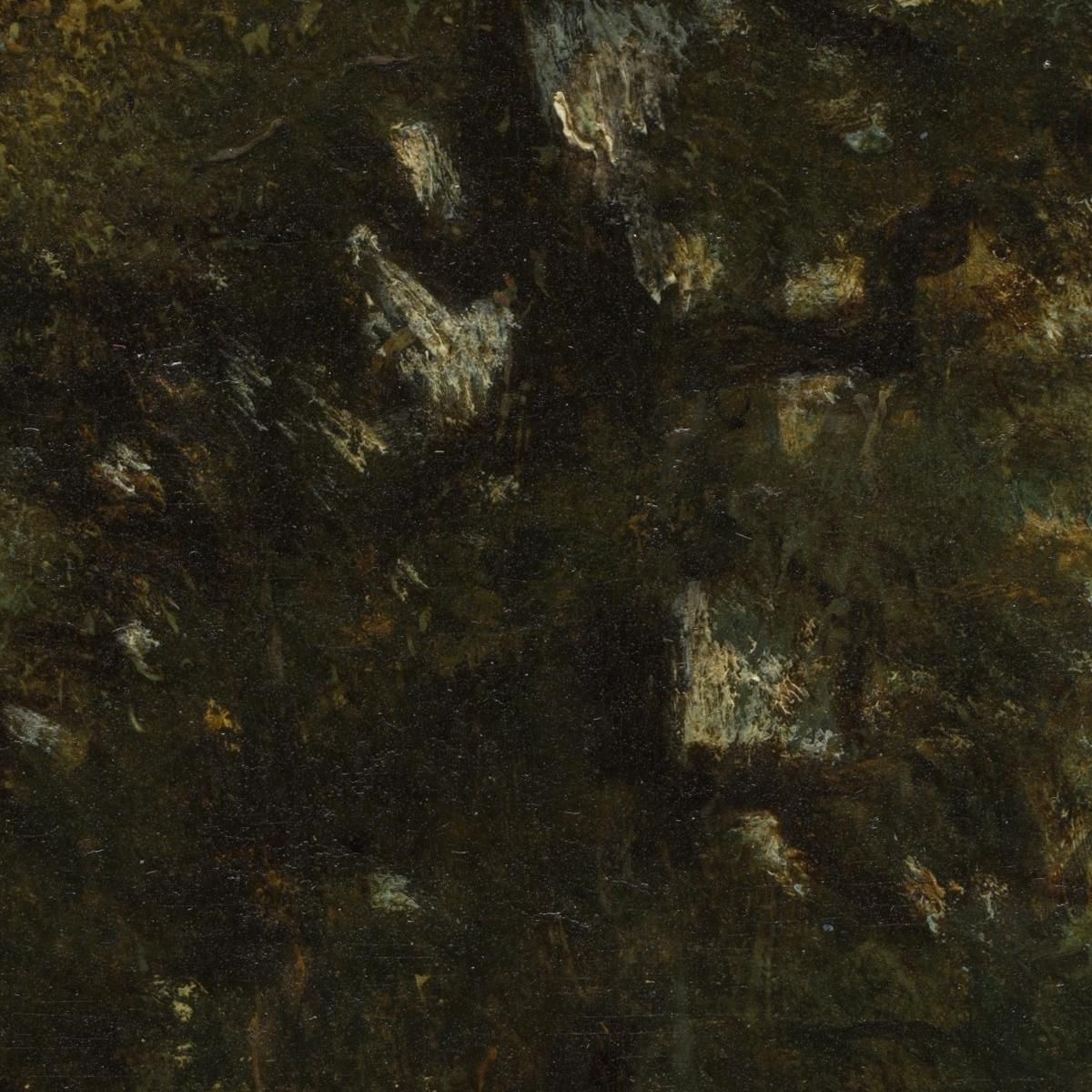 La Quercia Théodore Rousseau trs40 quadro stampa su tela