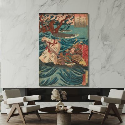 Cai Shun Sai Jun Utagawa Kuniyoshi, ukn5 canvas print