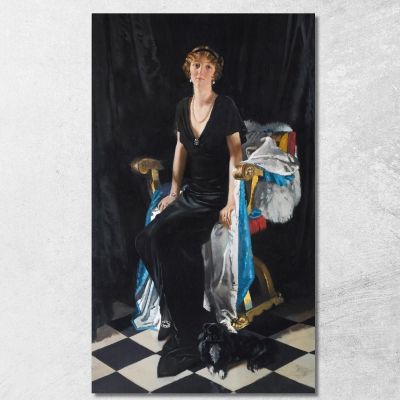 Idina Wallace William Orpen wrp6 quadro stampa su tela