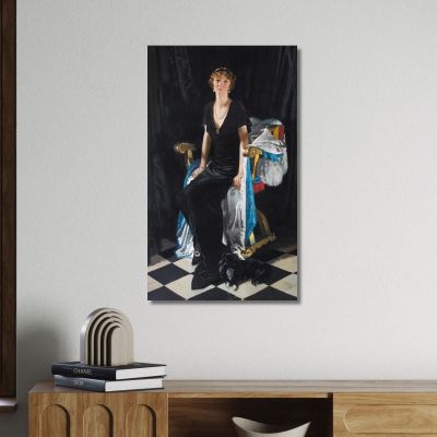 Idina Wallace William Orpen, wrp6 drucken auf leinwand