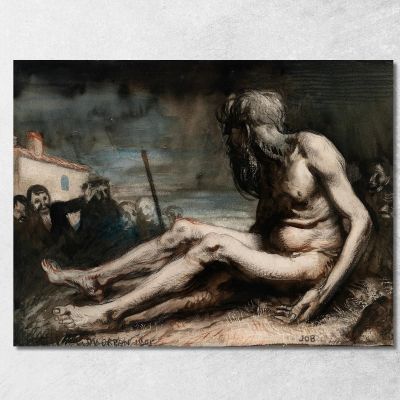 Lavoro Sul Letamaio William Orpen wrp7 quadro stampa su tela