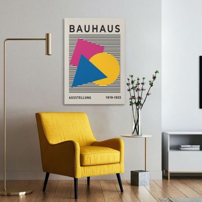 Quadro Bauhaus Forme Geometriche Vibranti Bauhaus Style bhs5 quadro stampa su tela