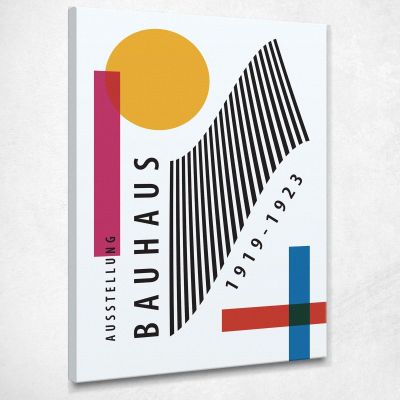 Quadro Bauhaus Dinamica Delle Linee Geometriche Bauhaus Style bhs11 quadro stampa su tela