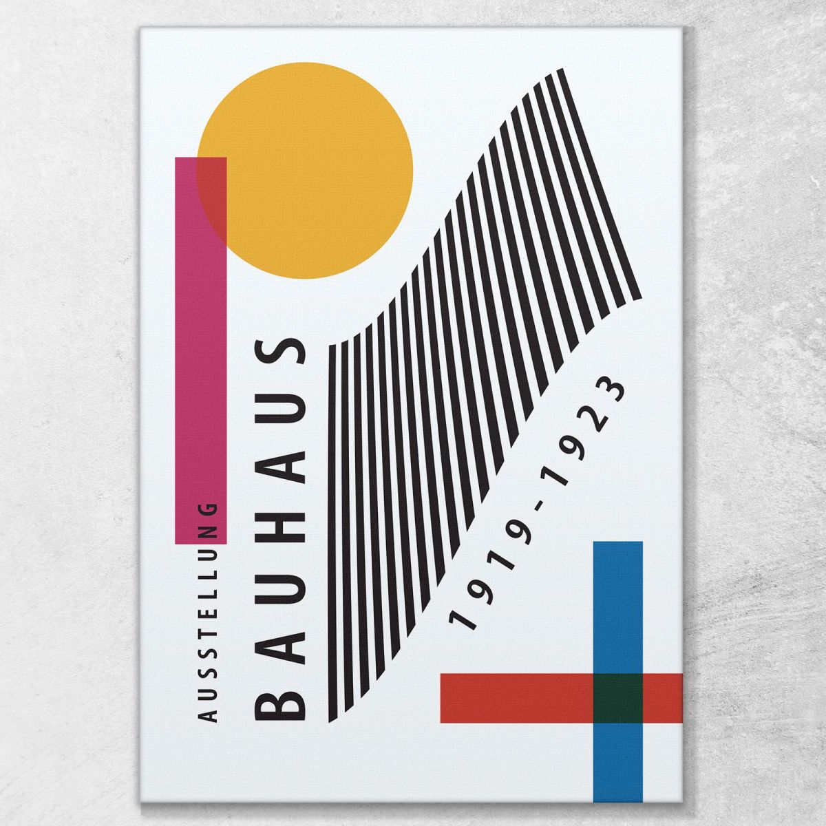 Quadro Bauhaus Dinamica Delle Linee Geometriche Bauhaus Style bhs11 quadro stampa su tela