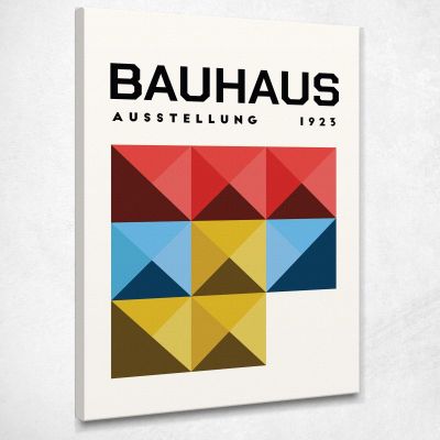 Quadro Bauhaus Composizione Geometrica Astratta Bauhaus Style bhs13 quadro stampa su tela