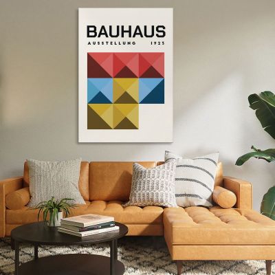 Quadro Bauhaus Composizione Geometrica Astratta Bauhaus Style bhs13 quadro stampa su tela