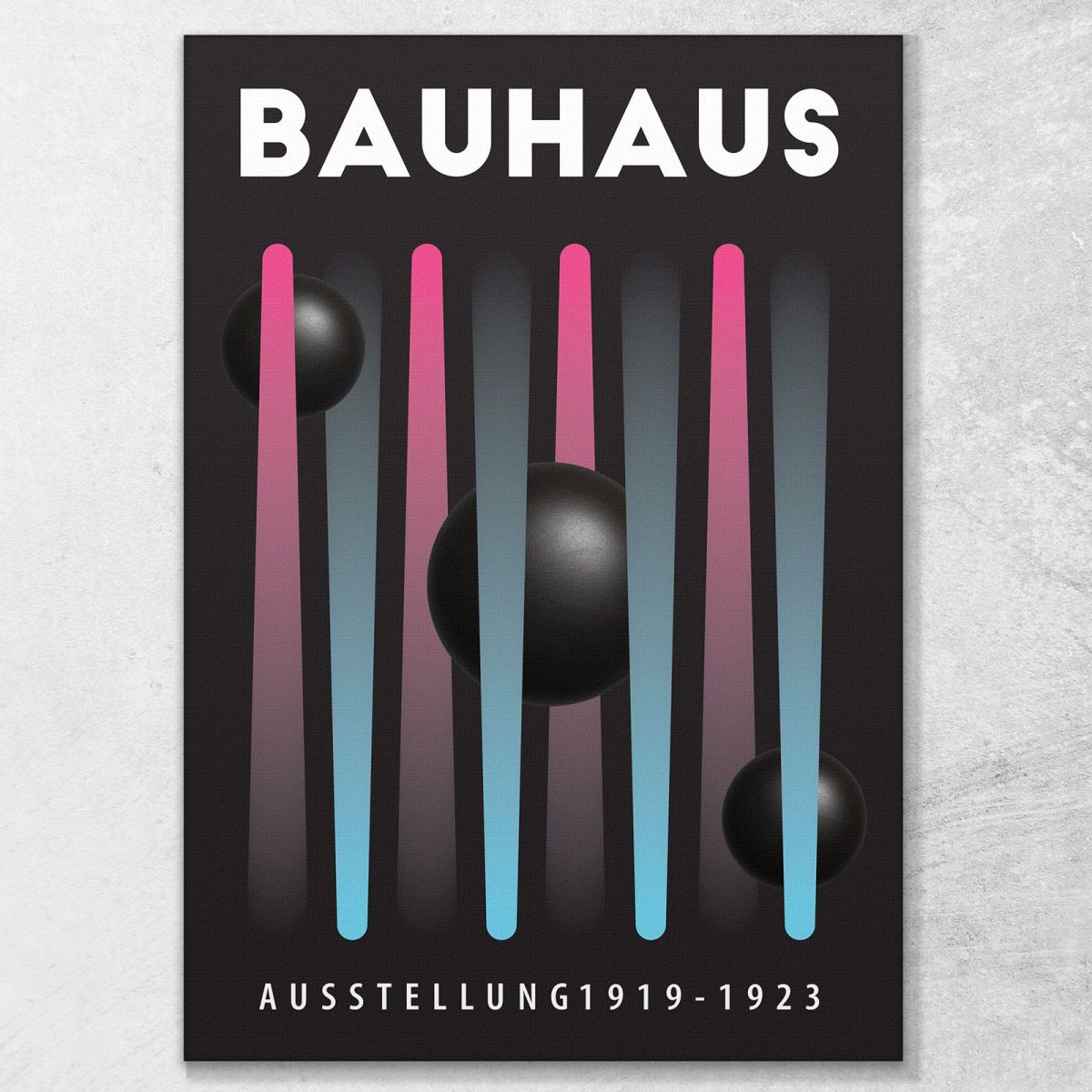 Quadro Bauhaus Sfere E Linee In Colori Neon Bauhaus Style bhs27 quadro stampa su tela