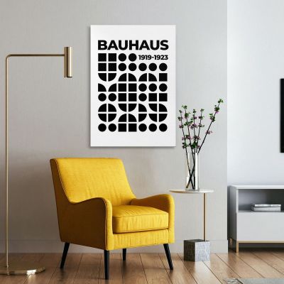 Quadro Bauhaus Composizione Geometrica In Bianco E Nero Bauhaus Style bhs28 quadro stampa su tela