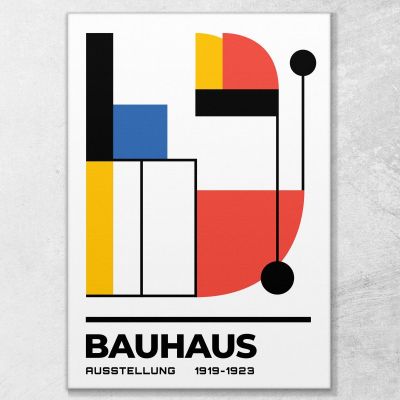 Quadro Bauhaus Forme Geometriche Modulari Bauhaus Style bhs29 quadro stampa su tela