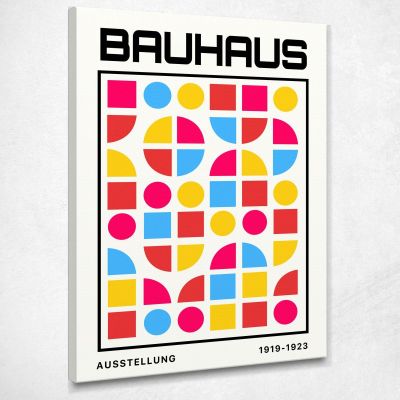 Quadro Bauhaus Schema Geometrico Astratto Bauhaus Style bhs30 quadro stampa su tela