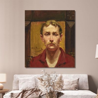 Blonder Mann Alice Pike Barney, apb14 drucken auf leinwand